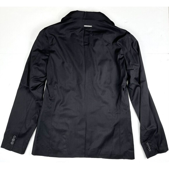 Armani Exchange Mens Black Two Button Modern-fit Stretch Casual Blazer Jacket 36 - Picture 16 of 16